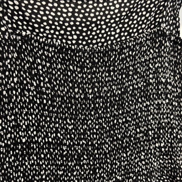 Black and White Polka Dot Romper Size Large - Picture 12 of 12